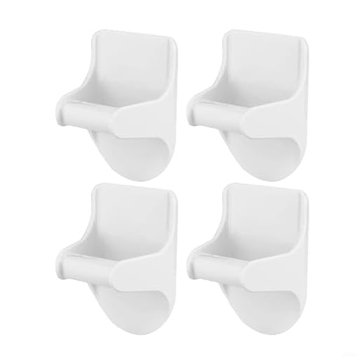 Solution de rangement pratique pour flacon pulvérisateur, support mural adhésif, lot de 4