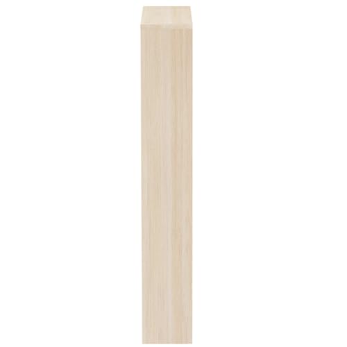 Bakaji Scarpiera Portascarpe In Legno Mdf Con 3 Ante Porta Scarpe A Ribalta Maniglie A Scomparsa Doppia Profondità Dimensioni Compatte Slim 63 X 24 X 115 Cm Salvaspazio Ingresso Casa (Olmo) - 9
