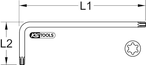 Clé RIBE M16 KS TOOLS 151.4507 XL pour débloquer les vis grippées