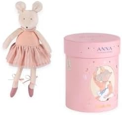 Petite Ecole De Danse - Anna the Mouse Doll in gift box By Moulin Roty