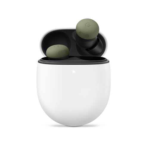 Image of Google Pixel Buds Pro 2 - Wireless Bluetooth Earbuds - Olive | Pro-level Active Noise Cancellation, help from Gemini, twist-to-adjust fit, 30-hour battery, Adaptive Audio