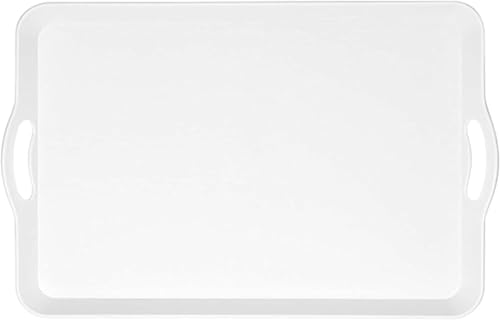 お盆 トレー 大きい ノンスリップトレー トレー トレイ おぼん プラスチック製 トレー トレイ おしゃれ 軽量 小物入れ プラスチック きい 深い 長方形 四角 和風 北欧 洋風 トレイ インテリア すべらない 洗える カフェ ティー カフェ 業務用 (