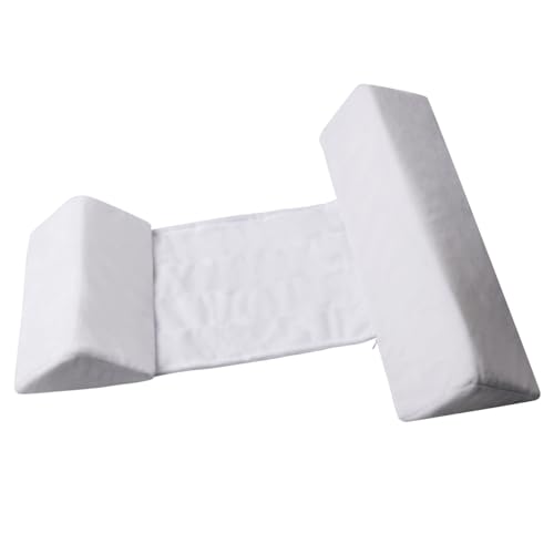 Image of New Memory Foam Travel Pillow,Portable Cute Soft and Cozy Pillow, Cotton Breathable Bedding Set (White)