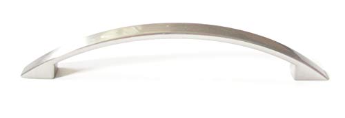 Handlemax 6" Satin Nickel Kitchen Cabinet Dresser Drawer Handle Pull Hardware, 128Mm (5") Hole Centers, 05Sn128, 25 Pack #TOP2