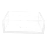 Mobestech Organizador de Servilletas Acrílico Transparente Práctico y Antideslizante para Mesa de Banquetes Bodas y Restaurantes Diseño Elegante y Funcional