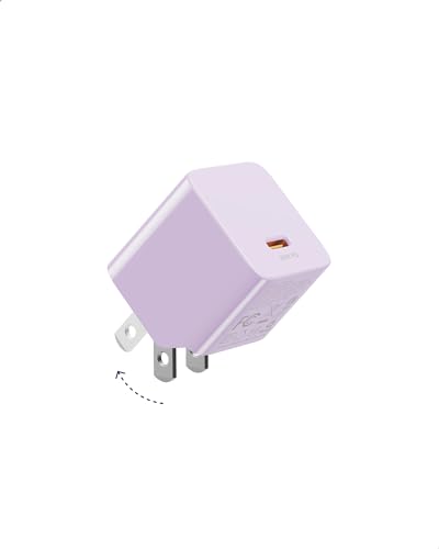 (2 Pack) 2024 Version Usb C GaN Super Fast Charger Block 30W (Nano 3),Wall Charger Power Adapter with Foldable Plug,Charging Box Brick,Cube for iPhone15 14 13 12 11 Pro Max XR XS X,iPad, Galaxy(White)