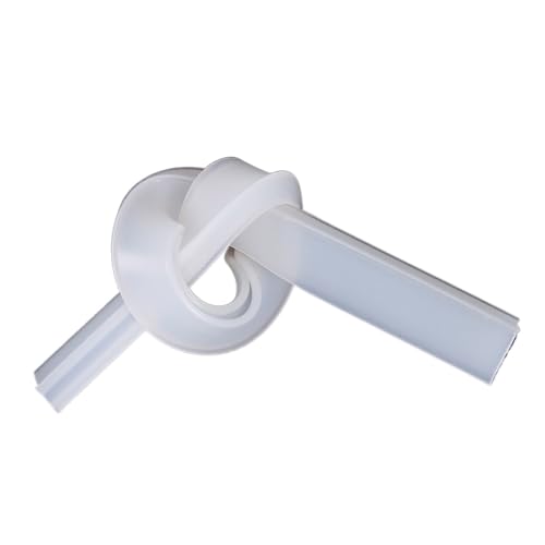 Gap Solid White Silicone Rubber Sealing Strip U-Shaped Solid Gasket Waterproof Bumper 1 Meter Strip excluder (Size : 3x6x10mm)
