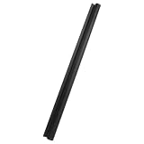 Zerodeko Menüklammer Dünner Wandmontierter Schiebeschienenhalter Schwarze Aluminium Magnesium Legierung mit Matte Oberfläche Platzsparend und Stabile rutschfeste Schiene für Café und Küche