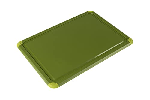 Tabla de Cortar Kuhn Rikon Colori+ Grande (verde oscuro) 35 cm x 25 cm