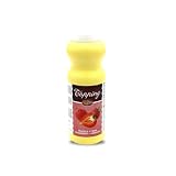 Sirope Fresas Topping CRESCO 1Kg - Botella Profesional Heladería Pastelería, Decorar Copas Helado, Panna Cotta, Tarta Queso