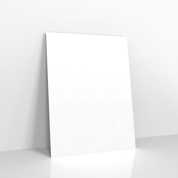 Lempac White All Board Envelopes with Red Rip Strip 100 Pack - Strong 350gsm Rigid Mailers for Secure Document Protection, Business Postal Mailing Solution for Important Papers & Items - 330mm x 248mm