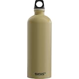 Sigg - Alu Trinkflasche - Traveller Caramel Sand - Swiss Made - Climate Partner Zertifiziert - Für...