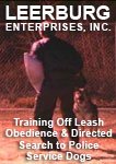 Training Off-leash Control & Directed Search to Police Service Dogs