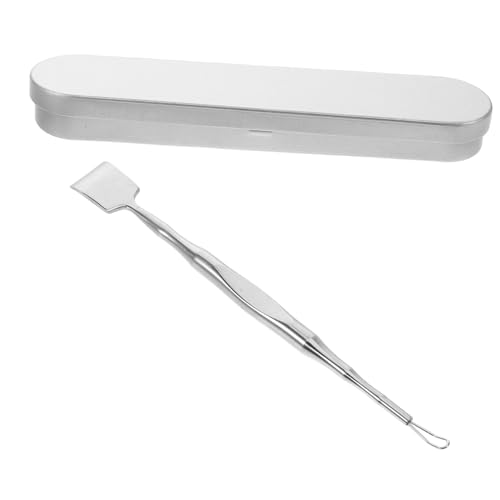 Anneome Dual-end Blackhead Removal Tool Facial Scraper Face Scraper Tool Pore Cleaner for Acne Stainless Steel Blackhead for Gentle Pore Cleaning