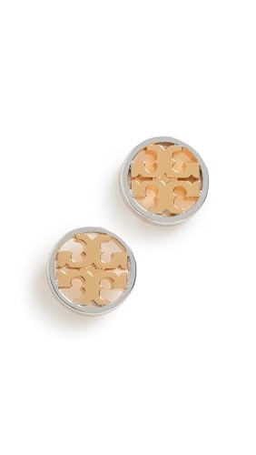 Image of Tory Burch Women's Icon Circle Stud Earrings