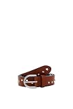 cinturones desigual chicfy Efecto piel Desigual BELT_HEART STUDS, 6000 BROWN, 90