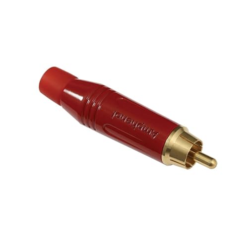 AMPHENOL Cinch/RCA mâle, Droit ACPR-Red Nombre de pôles: 2 Mono Rouge 1 pc(s)
