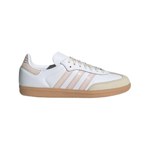 Image of adidas Originals Samba OG WMNS Shoes, Footwear White /Wonder Quartz /Gum 3, Size 7