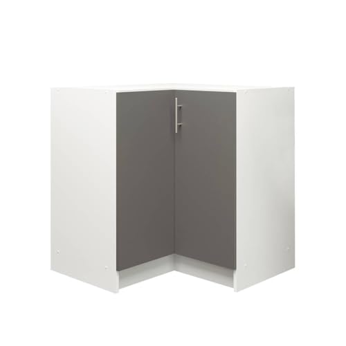 JD Greta Kitchen Base Corner Cabinet – 800mm – Base Kitchen Unit Dark Grey