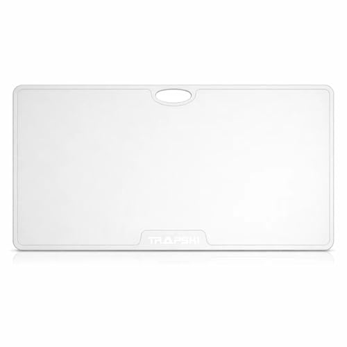 TRAPSKI Big Game Cutting Chopping Board 3/8 Inch Thick HDPE | Food-Grade with Wide Juice Grooves | 32 in x 18 in or 24 in for Tailgates Coolers and Tables | Easy Grip Handle