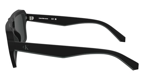 CALVIN KLEIN JEANS Men's CKJ25603S Rectangular Sunglasses, Matte Black, One Size3