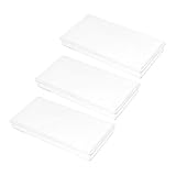 ULTECHNOVO 3 Stück Papiergeld Aufbewahrungsbox Kunststoff Geldscheine Organizer mit Scheine Kapazität Vielseitig für Sammlermünzen und Banknoten Praktisches Sammelalbum für Euro und