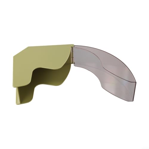 Gdfnmogo Porta filtro per caffè a goccia a mano, in acrilico, con copertura trasparente, che garantisce protezione da sporco e umidità, organo compatto da cucina (verde)