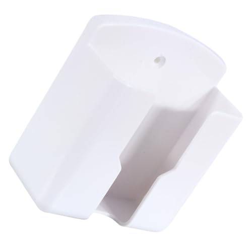 Alipis Caja de Almacenamiento de Pared para Teléfono y Control Remoto Diseño Práctico sin Perforaciones, Material Abs Plástico para Dormitorio y Comedor