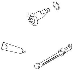 KOHLER GENUINE PART 1011032-0 TRIM RING KIT, LARGE ORIFICE