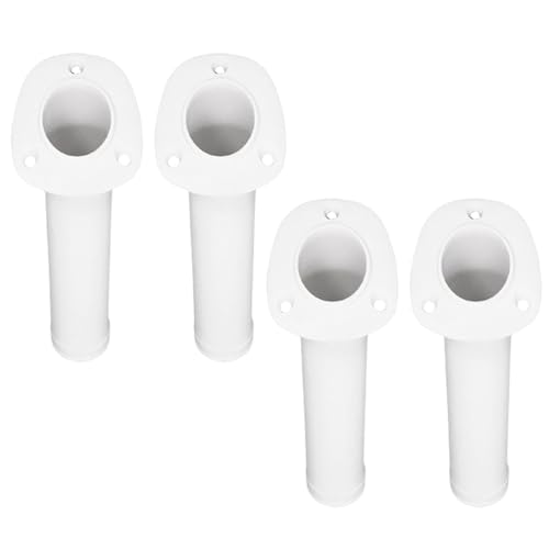 Marine City Flush Mount Fishing Rod Holder 30 Degree Polypropylene, Durable, Lightweight, Easy Access for Fishing, Fits 2" Hole, Ideal for Kayaks, Boats and Yachts
