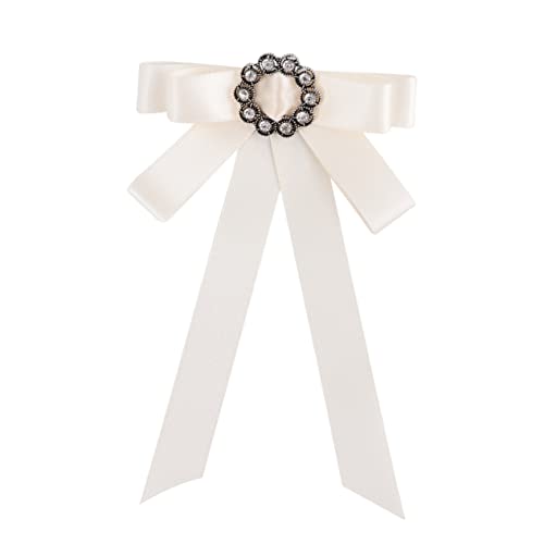 Broche à bowknot de fleur de rhin pour sublimer un vêtement trop simple ou terne