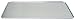 Cadco OHFSP Half Size Flat Sheet Pan, Aluminum