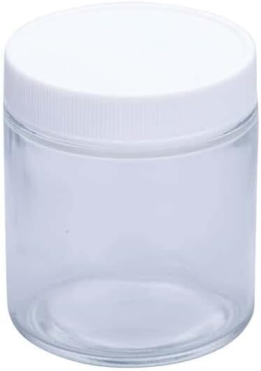 APC1110 Straight-Side Glass Jar, Level 1, Clear, 125 mL; 24/CS