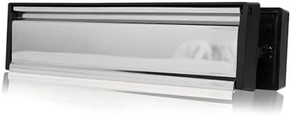 Xfort MailPlate Boîte aux lettres de luxe avec manchon télescopique pour portes en uPVC de 20 à