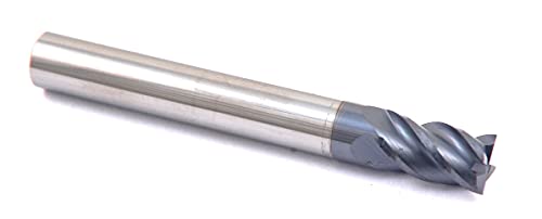 Image of HHIP 5807-3125 AlTiN Coated Solid Carbide Single End Mill, 4-Flute, 5 /16 inch Diameter, 5 /16 inch Shank, 13 /16 inch Flute Length
