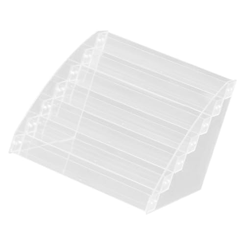 FRCOLOR Organizador Acrílico Esmaltes Uñas Soporte Cosméticos Transparente para Hogar y Profesionales Exhibidor Minimalista para Pintauñas y Labiales Fácil Acceso y Diseño Moderno