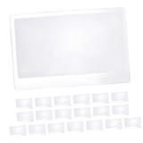 Gogogmee 20 pièces Lot de Loupes de Lecture PVC Lentilles Fresnel Format Carte de Crédit...