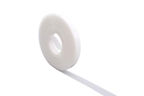 Westerwald-Shop Fenster-Fliegengitter Klettband selbstklebend 5,6m x 1cm Pilzkopfband