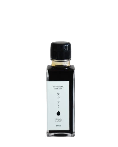 Traditional Soy Sauce for Seasoning Handmade Soy Sauce(3.38oz)- Korea Premium Hand-Made and Double Brewed Soy Sauce with 30 Natural Ingredients - No additives, No chemical Seasonings, Non-GMO, Natural Brewing Healthy Sauce, Ganjang100ml(3.38 fl oz)