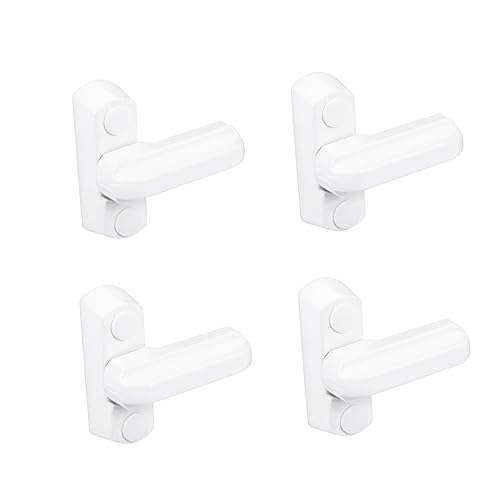 DOITOOL 4 peças de bloqueio de portas de bloqueio de janela, travas de janela para janelas deslizant