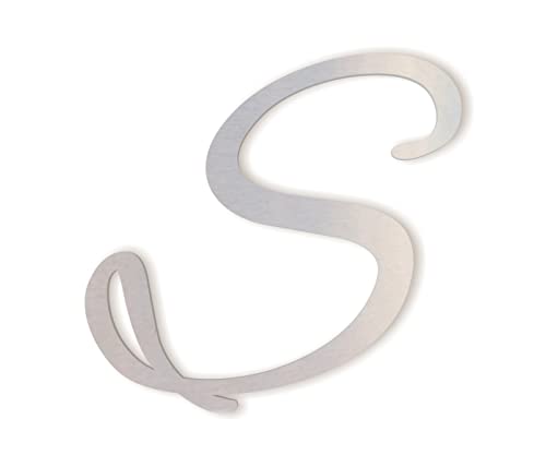 Metal Letter S for Above Bed, Letter for Above Crib, Letter for Front Door