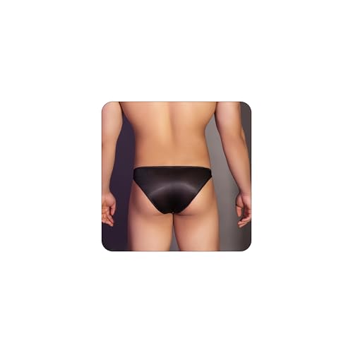 [Aokeea] メンズ セクシー 下着 Tバック 過激 男性 薄い 透け透け ツルツル パンティー ランジェリー 誘惑 極小パンティ 官能三角パンツ - 画像6