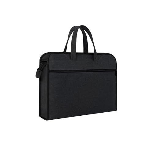 Oxford Waterproof Document Bag with Handle Black
