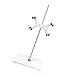 Laboratory Burette Holder Marble Base Titration Stand with Butterfly Clip for Laboratory Use Ergonomic Titration Stand