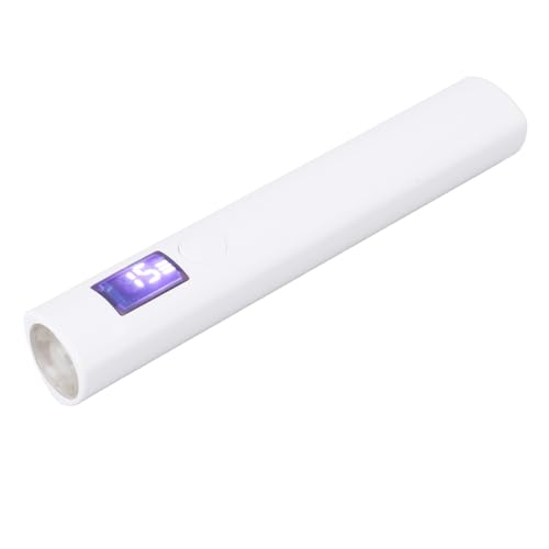 Asixxsix USB Rechargeable Handheld Nail Light, 3W Powerful Portable LED Nail Lamp for Fast Curing, Compact Portable Nail Dryer Lamp, No Extra Batteries Required for DIY at Home