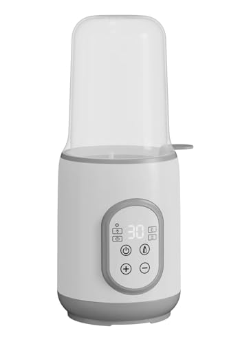 MarlaMall Baby Milk Warmer 8-in-1 Fast Baby Bottle Warmer for Breastmilk or Formula Accurate Temperature Control 24H Keep Food Heater&Defrost BPA-Free Bottle Warmer for All Bottles (White)