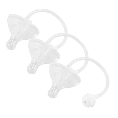 OFFIGAM 3Piezas Tetinas Para Biberón Con Ponderadas De Accesorios Para Lactancia Derrames Orificio Para Bebés