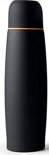 IBILI Flask for Liquids Convex, 1000 ml, Stainless Steel, Double Wall, Black