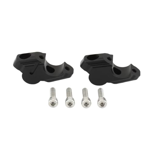 Adaptador de extensión abrazadera manillar de aluminio para moto 4