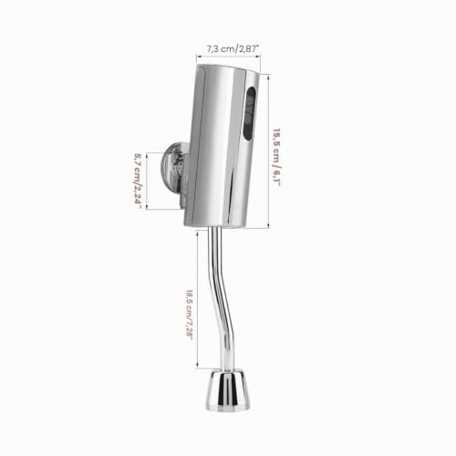 Automatischer Urinal Spülventil Sensor für die Wandmontage Intelligentes berührungsloses Urinal Spülventil für Badezimmer Wasser sparendes Auto Urinal Spülset